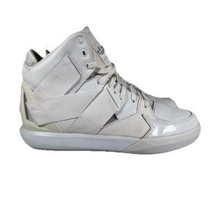 Adidas Originals C-10 Mid White Lace Up Basketball Shoes Sneakers Men's Size 6.5